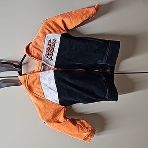 Kids Hooded Zip up Harley Davidson Sweat shirt. (B7.1)